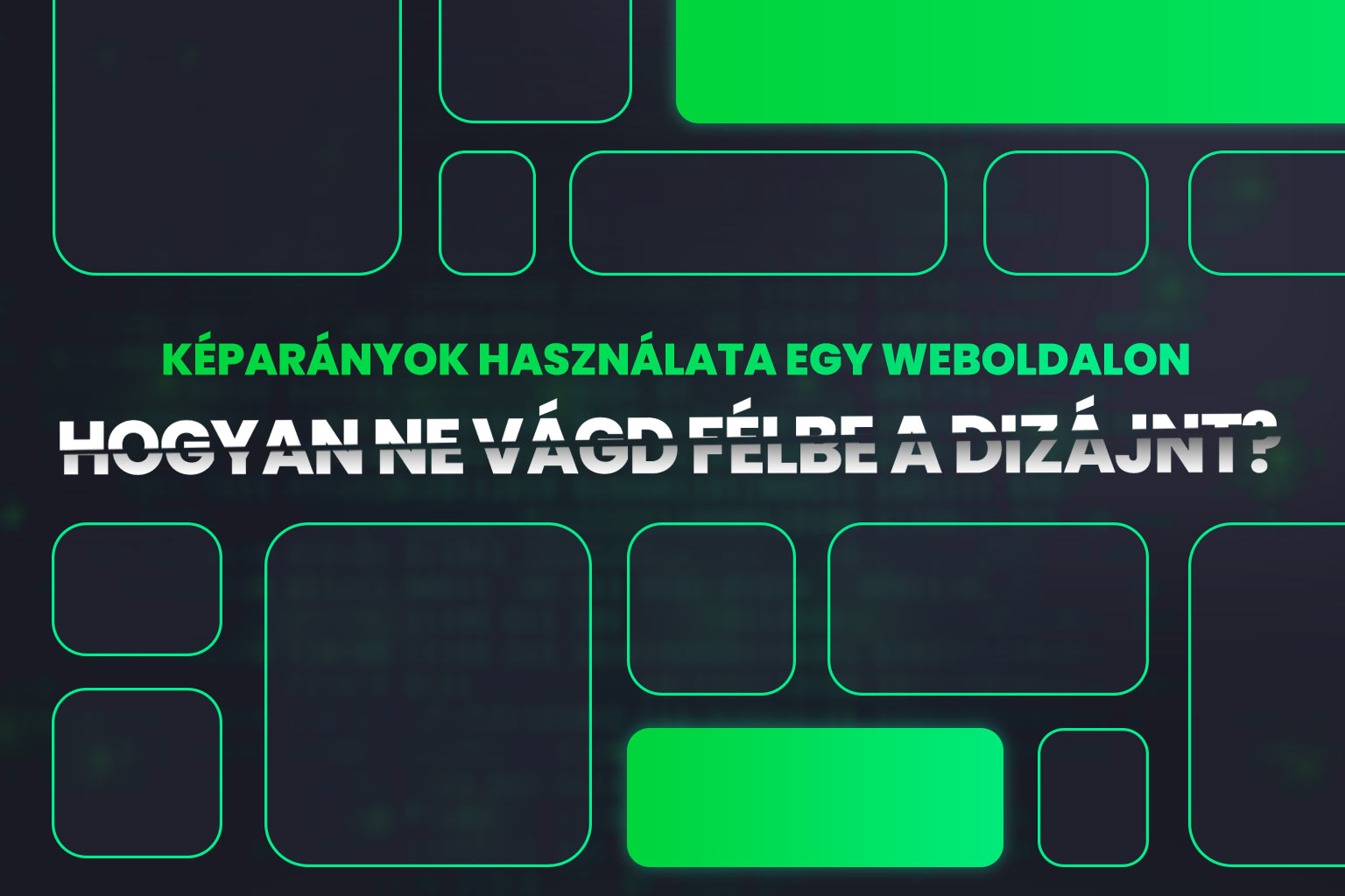 Képarányok használata egy weboldalon - hogyan ne vágd félbe a dizájnt?