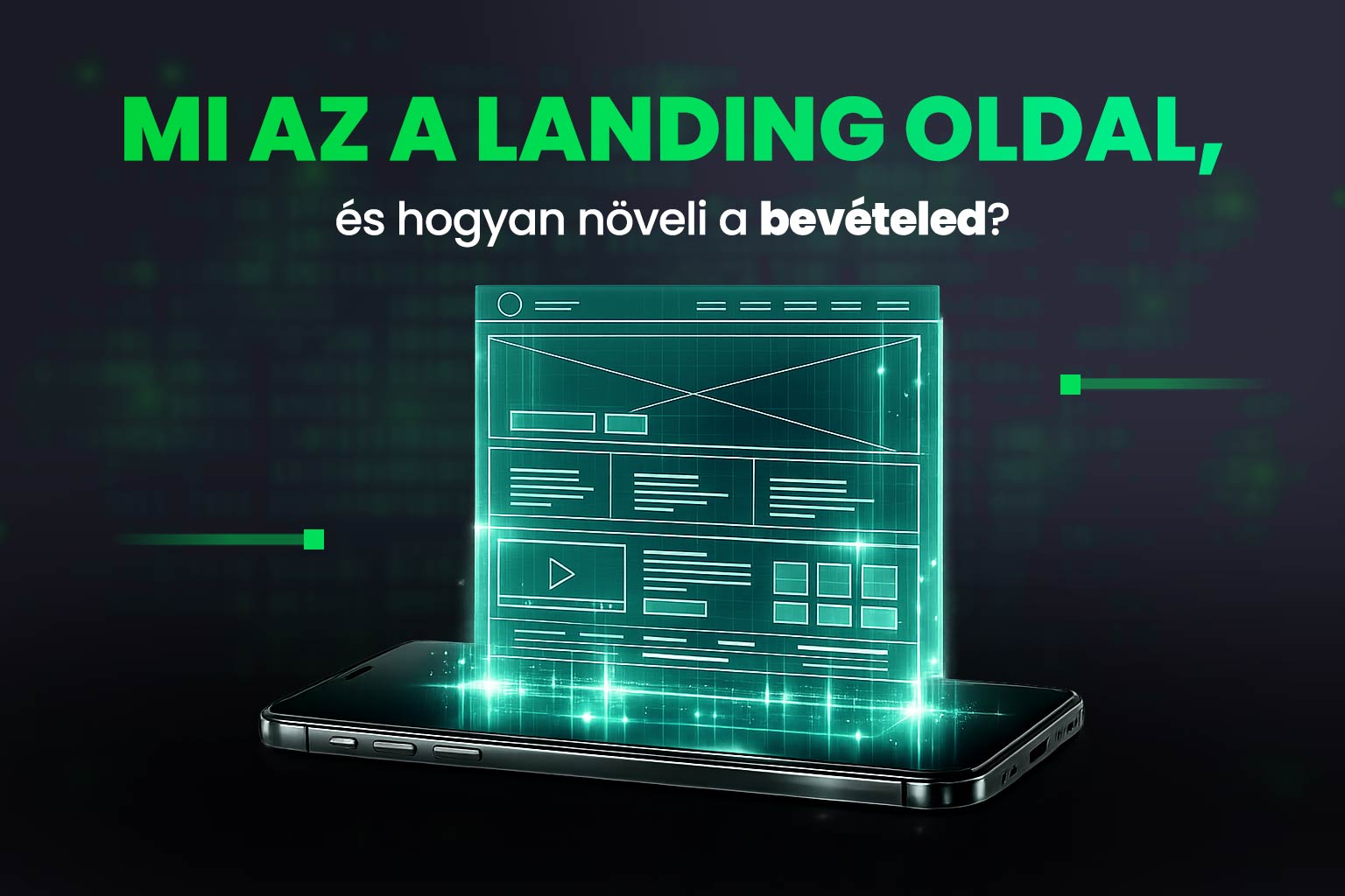 Mi az a landing oldal, és hogyan növeli a bevételed?