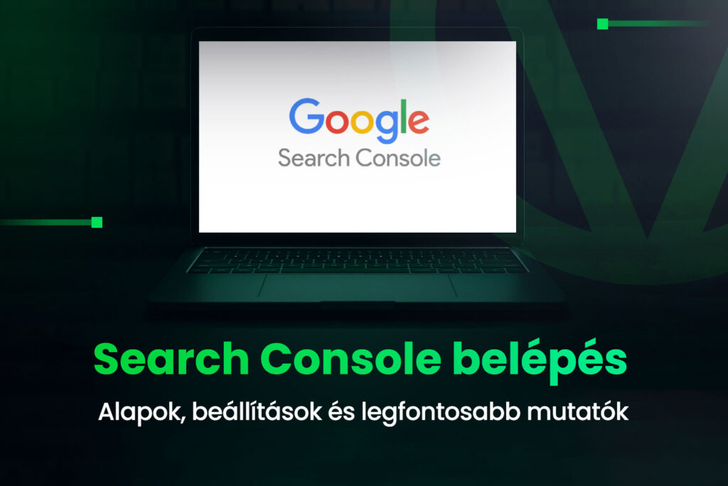 Search Console belépés
