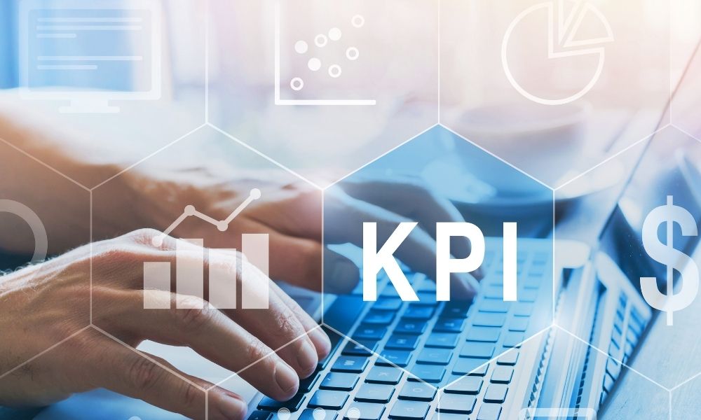 KPI jelentés laptop